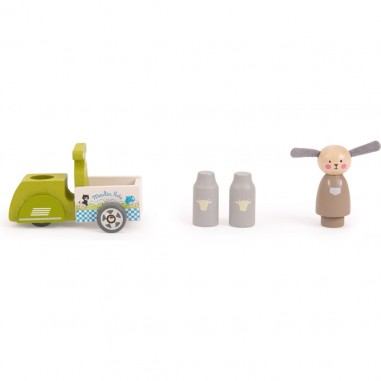 Triporteur du laitier La Grande Famille - Moulin Roty