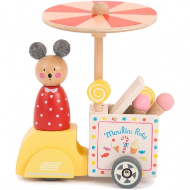 Triporteur du glacier La Grande Famille - Moulin Roty