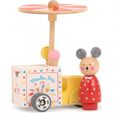 Triporteur du glacier La Grande Famille - Moulin Roty