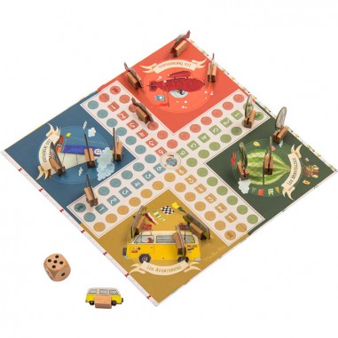 Jeu de petits chevaux Le Jardin du Moulin - Moulin Roty