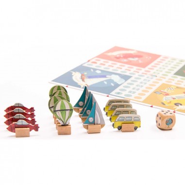 Jeu de petits chevaux Le Jardin du Moulin - Moulin Roty