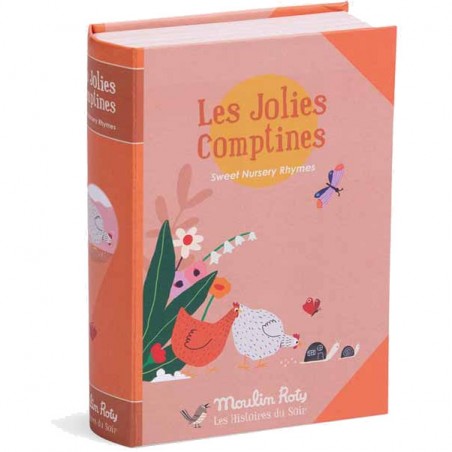 Lampe à  histoires livre Les jolies comptines Les petites Merveilles - Moulin Roty