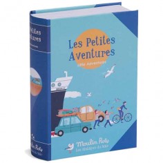 Coffret Lampe à histoires livre Les petites aventures - Moulin Roty 2