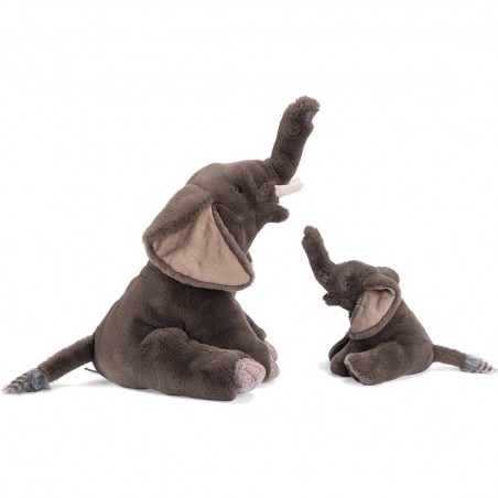 Grand éléphant Tout autour du monde - Peluche enfant - Moulin Roty