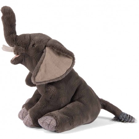 Grand éléphant Tout autour du monde - Peluche enfant - Moulin Roty