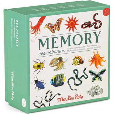 Mémory des animaux Tout autour du monde - Moulin Roty