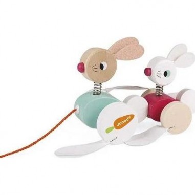 Lapins à promener zigolos - Janod Lapins à promener zigolos - Janod