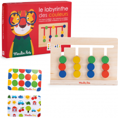 Labyrinthe des couleurs - Les Popipop - Moulin Roty