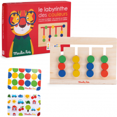 Labyrinthe des couleurs Les Popipop - Moulin Roty 2