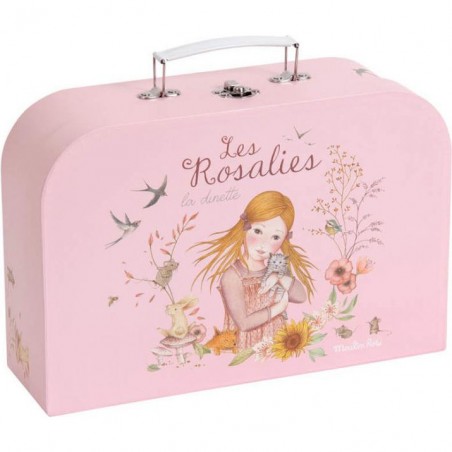 Valise dînette thé Les Rosalies - Dinette en métal - Moulin Roty