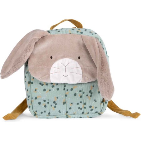 Sac à dos lapin sauge Trois petits lapins - Moulin Roty