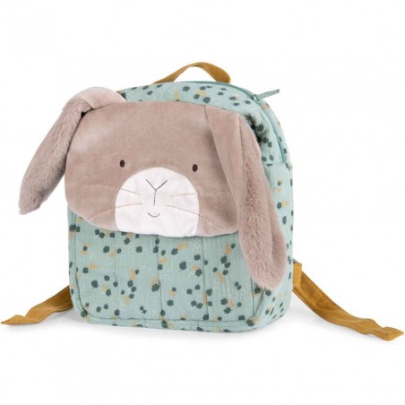 Sac à dos lapin sauge Trois petits lapins - Moulin Roty
