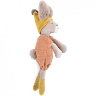 Doudou Petit lapin argile - Trois petits lapins - Moulin Roty
