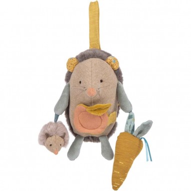 Hérisson d'activités à suspendre Trois petits lapins - Moulin Roty