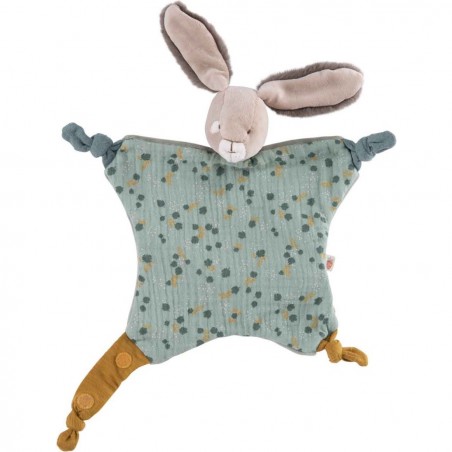 Doudou lapin sauge Trois petits lapins - Moulin Roty