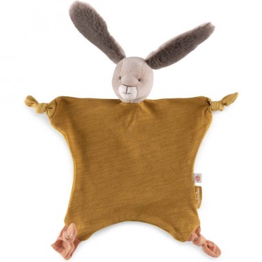 Doudou lapin ocre Trois petits lapins - Moulin Roty