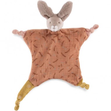 Doudou lapin argile Trois petits lapins - Moulin Roty