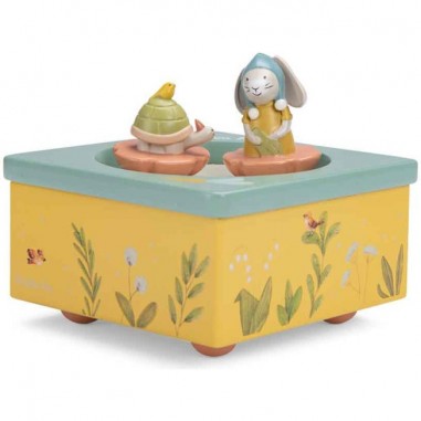 Boîte à musique Trois Petits Lapins Moulin Roty