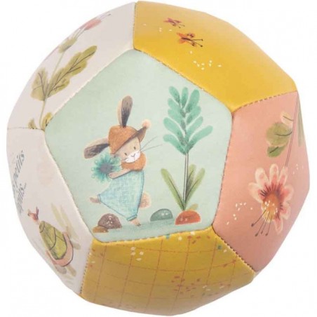 Ballon souple 10 cm Trois Petits Lapins Moulin Roty