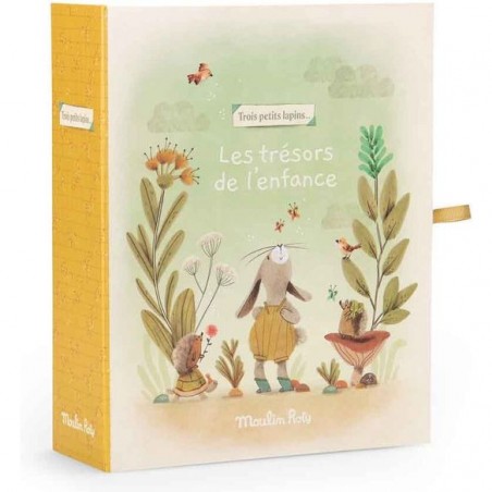 Coffret naissance Trois petits lapins - Moulin Roty
