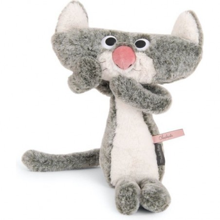 Peluche Chat Chaplapla - Ecole des loisirs Moulin Roty