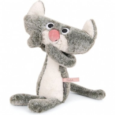 Peluche Chat Chaplapla - Ecole des loisirs Moulin Roty