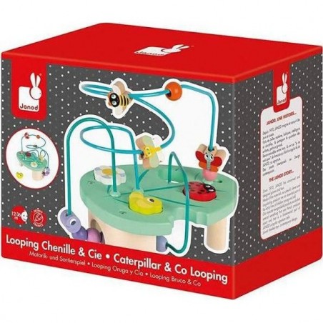 Looping en bois "Chenille Et Cie"