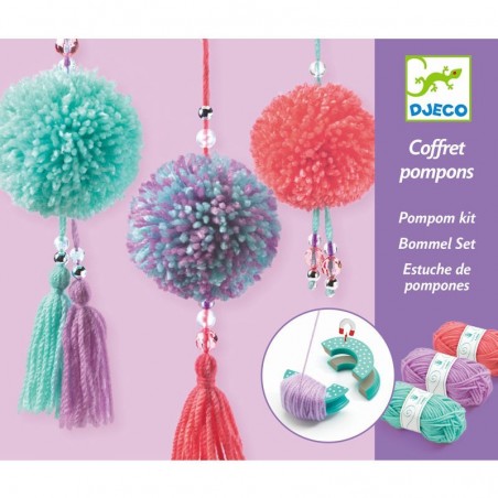 Coffret pompons pampilles - loisirs créatifs - Djeco