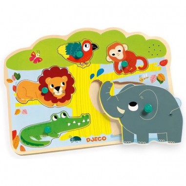 Puzzle sonore Baobab - Un jeu - Djeco