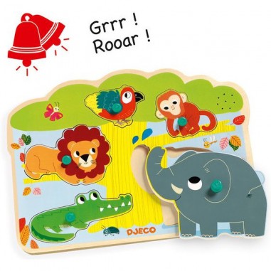 Puzzle sonore Baobab - Un jeu - Djeco