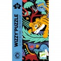 Wizzy Puzzle - Le Saut du Tigre - 50 Pièces - Djeco