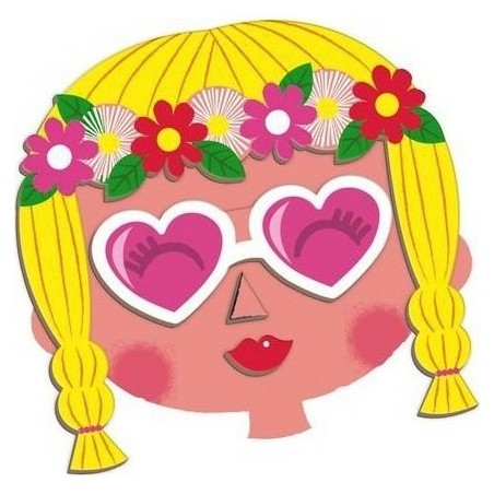 Coffret Magneti'book Crazy Faces Fille - Janod