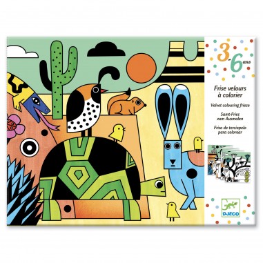 Frise Velours à Colorier Colorado - Djeco