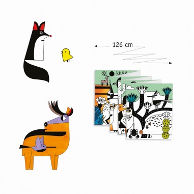 Frise Velours à Colorier Colorado - Djeco