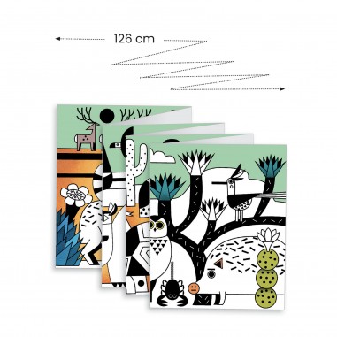 Frise Velours à Colorier Colorado - Djeco