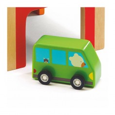 Mini garage en bois de la marque - Djeco 2