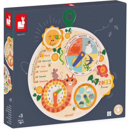 Roue du temps - Calendrier perpétuel enfant - Janod