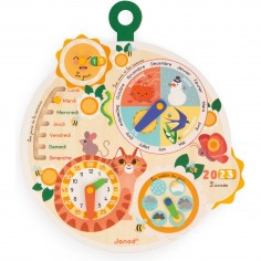 Roue du temps - Calendrier perpétuel enfant - Janod 2
