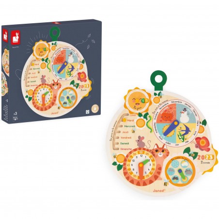 Roue du temps - Calendrier perpétuel enfant - Janod