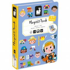 Magnetibook Métiers - Jeu magnétique et éducatif - Janod 2