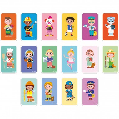 Magnetibook Métiers - Jeu magnétique et éducatif - Janod