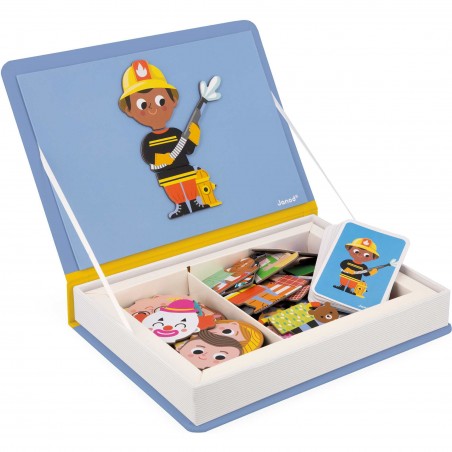 Magnetibook Métiers - Jeu magnétique et éducatif - Janod
