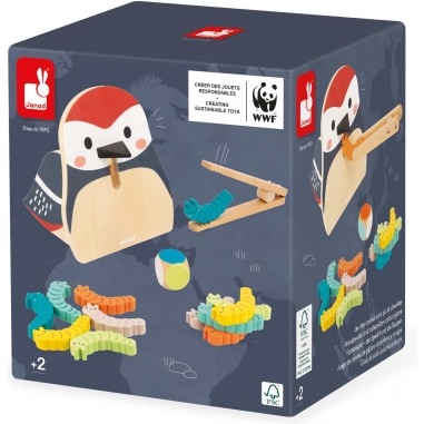 Jeu des couleurs Pic Pic et chenilles Wwf - Janod