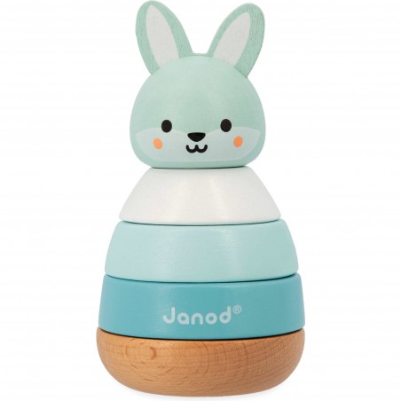 Empilable lapin Wwf - Jouet d'éveil en bois - Janod