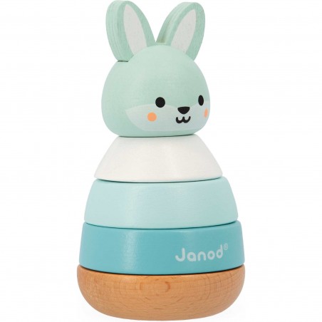 Empilable lapin Wwf - Jouet d'éveil en bois - Janod