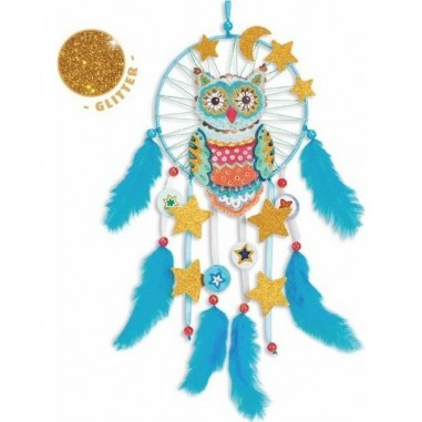 Coffret créatif DIY "Attrape-Rêves Golden Chouette"