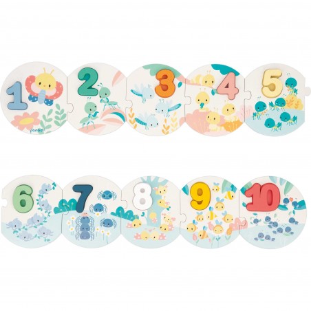Puzzle Mes premiers chiffres Pure - Janod