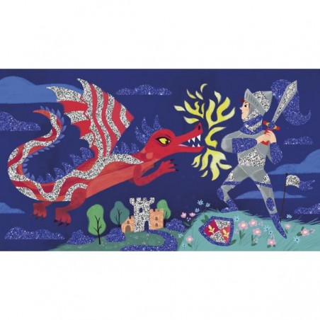 Loisir créatif paillettes, enfant 6 ans - Les Ateliers du Calme - Janod