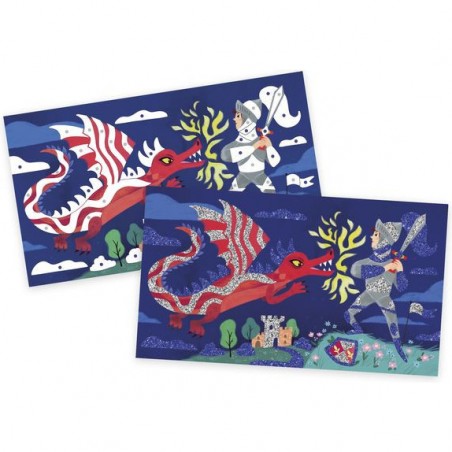 Loisir créatif paillettes, enfant 6 ans - Les Ateliers du Calme - Janod