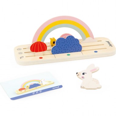 Se repérer dans l'espace Le Jardin - Jeu éducatif - Janod